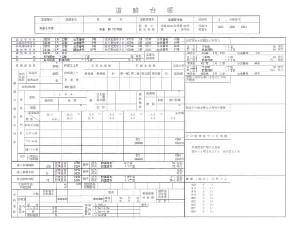 台帳作成