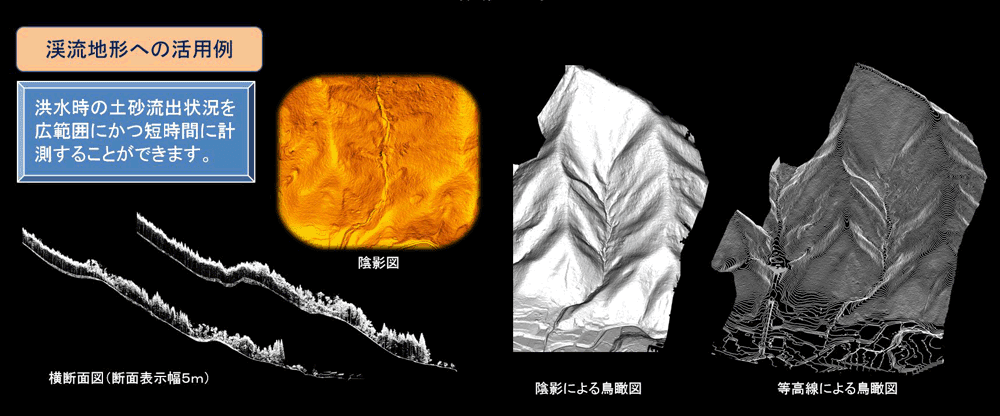 計測事例（渓流地形）